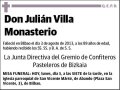 VILLA MONASTERIO,JULIAN