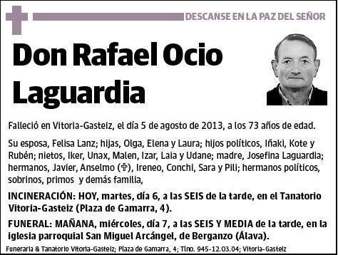 OCIO LAGUARDIA,RAFAEL