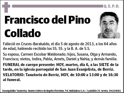 DEL PINO COLLADO,FRANCISCO