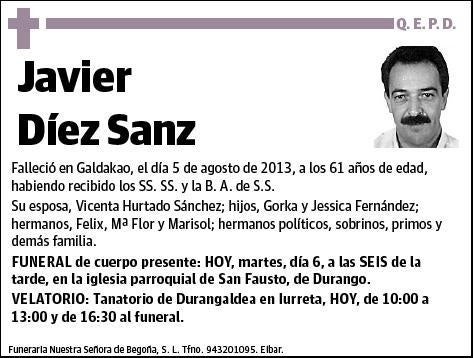 DIEZ SANZ,JAVIER