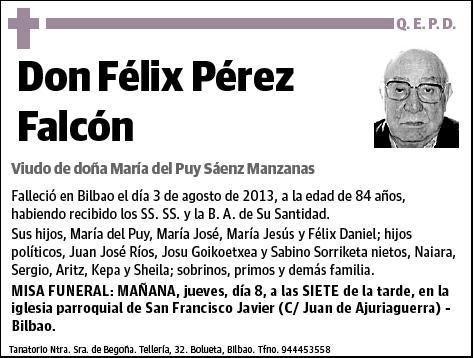 PEREZ FALCON,FELIX