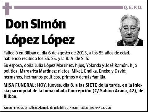 LOPEZ LOPEZ,SIMON