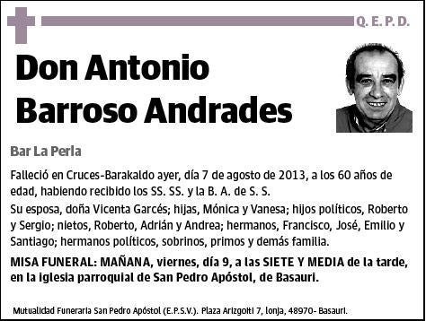 BARROSO ANDRADES,ANTONIO