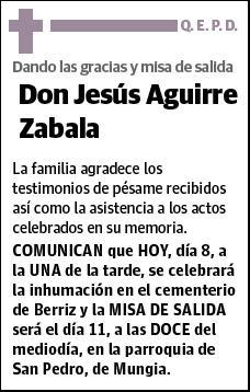 AGUIRRE ZABALA,JESUS