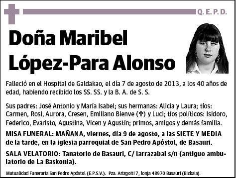 LOPEZ-PARA ALONSO,MARIBEL