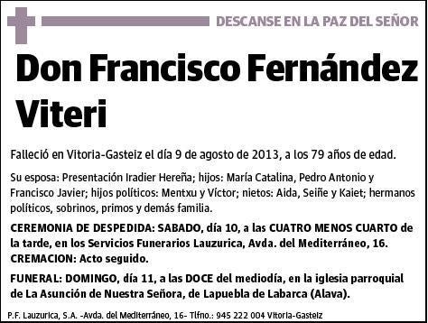 FERNANDEZ VITERI,FRANCISCO