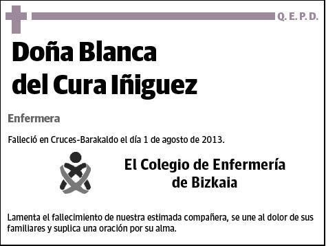 DEL CURA IÑIGUEZ,BLANCA