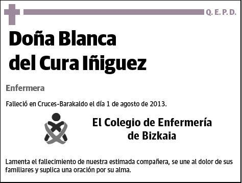 DEL CURA IÑIGUEZ,BLANCA