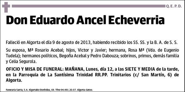 ANCEL ECHEVERRIA,EDUARDO