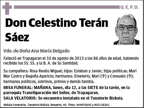 TERAN SAEZ,CELESTINO