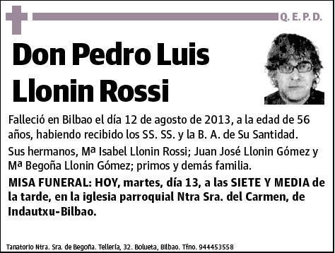 LLONIN ROSSI,PEDRO LUIS