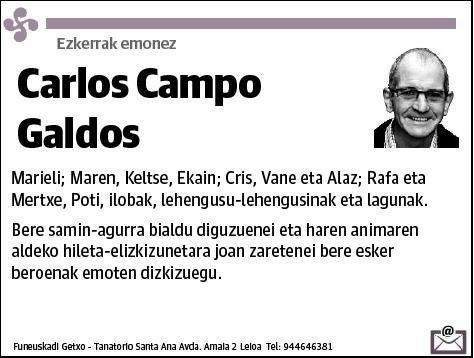 CAMPO GALDOS,CARLOS