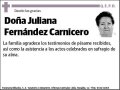 FERNANDEZ CARNICERO,JULIANA