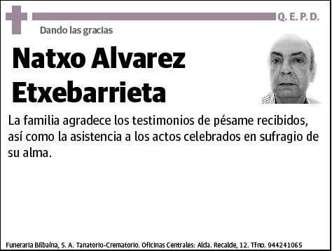 ALVAREZ ETXEBARRIETA,NATXO