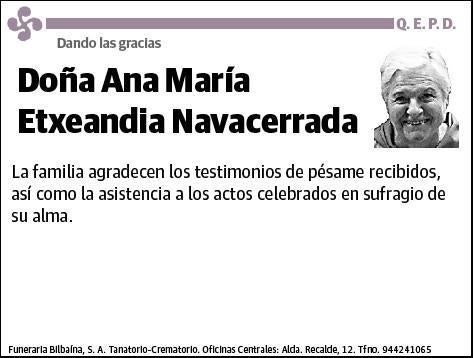 ETXEANDIA NAVACERRADA,ANA MARIA