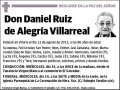 RUIZ DE ALEGRIA VILLARREAL,DANIEL
