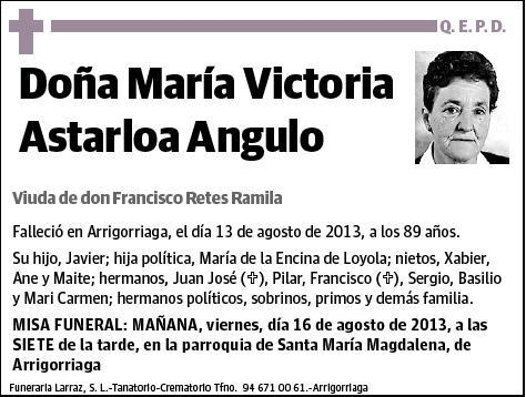 ASTARLOA ANGULO,MARIA VICTORIA