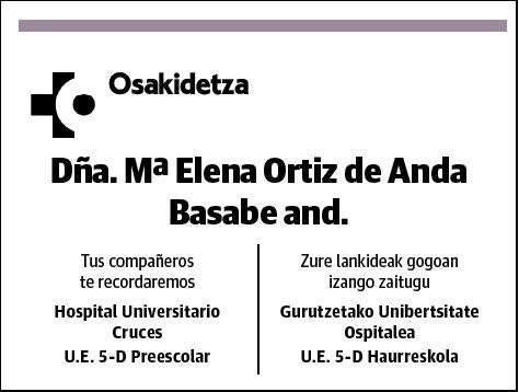 ORTIZ DE ANDA BASABE,MARIA ELENA