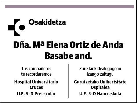 ORTIZ DE ANDA BASABE,MARIA ELENA