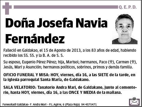 NAVIA FERNANDEZ,JOSEFA