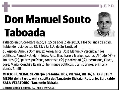 SOUTO TABOADA,MANUEL