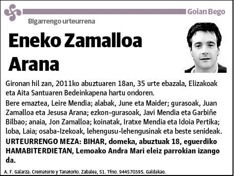 ZAMALLOA ARANA,ENEKO