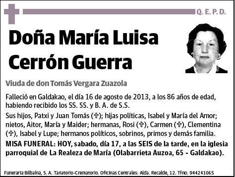 CERRON GUERRA,MARIA LUISA