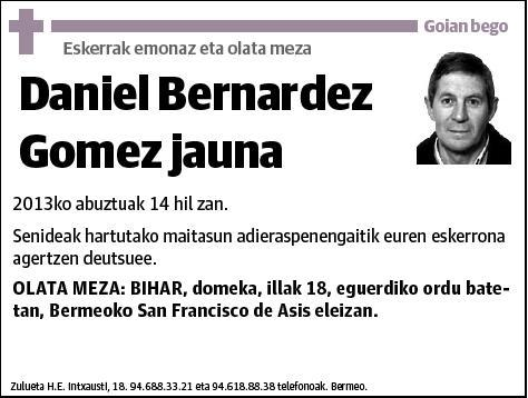 BERNARDEZ GOMEZ,DANIEL