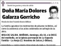 GALARZA GORRICHO,MARIA DOLORES