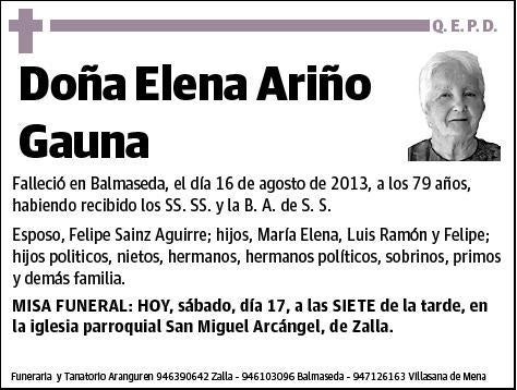 ARIÑO GAUNA,ELENA