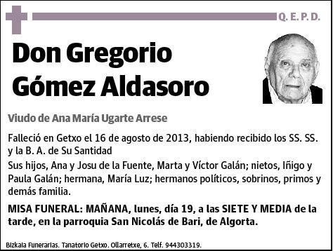 GOMEZ ALDASORO,GREGORIO