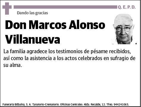 ALONSO VILLANUEVA,MARCOS