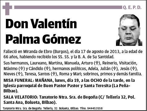 PALMA GOMEZ,VALENTIN