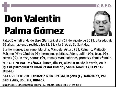 PALMA GOMEZ,VALENTIN