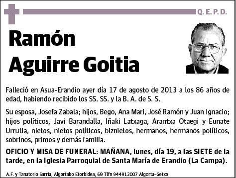 AGUIRRE GOITIA,RAMON