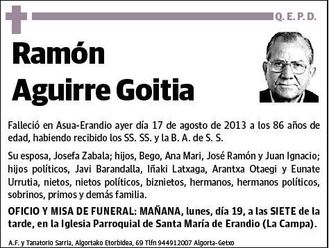 AGUIRRE GOITIA,RAMON