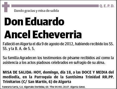 ANCEL ECHEVERRIA,EDUARDO