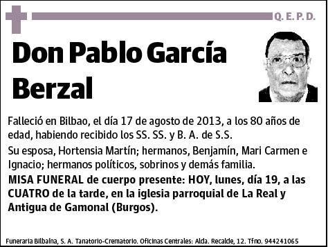 GARCIA BERZAL,PABLO