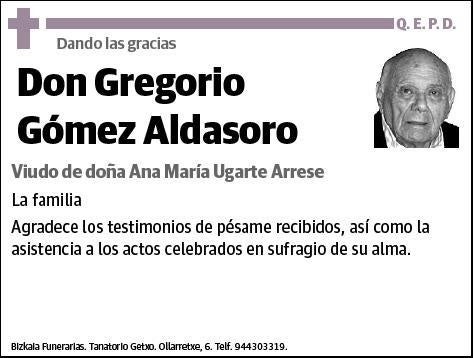 GOMEZ ALDASORO,GREGORIO