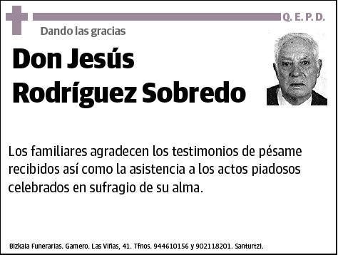 RODRIGUEZ SOBREDO,JESUS