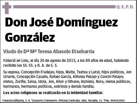 DOMINGUEZ GONZALEZ,JOSE