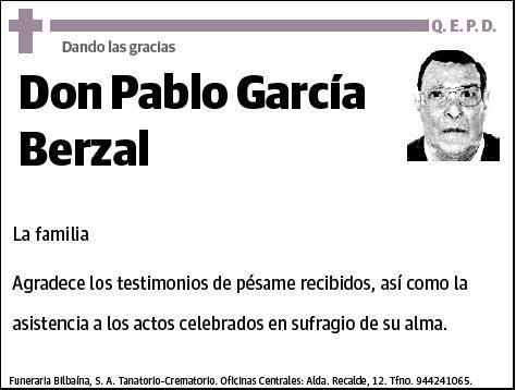 GARCIA BERZAL,PABLO