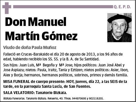 MARTIN GOMEZ,MANUEL