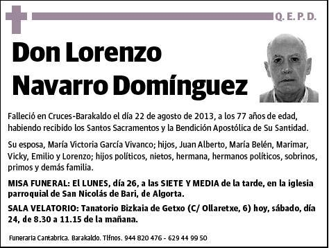 NAVARRO DOMINGUEZ,LORENZO