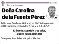 DE LA FUENTE PEREZ,CAROLINA