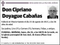 DOYAGUE CABAÑAS,CIPRIANO