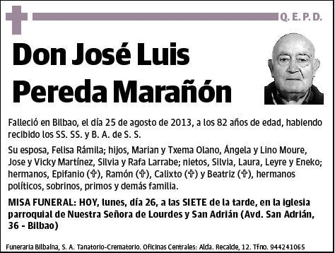 PEREDA MARAÑON,JESUS