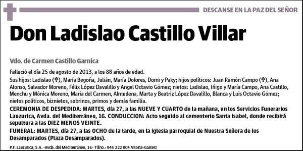 CASTILLO VILLAR,LADISLAO