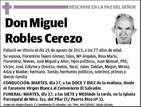 ROBLES CEREZO,MIGUEL