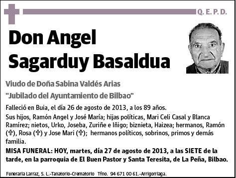 SAGARDUY BASALDUA,ANGEL